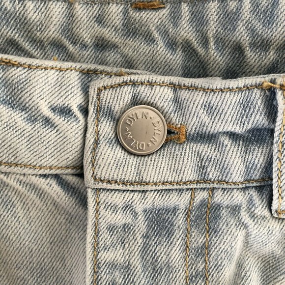 By Dyln Nakita Jeans Light Blue Denim Straight Leg S NWOT $129 - Picture 5 of 10